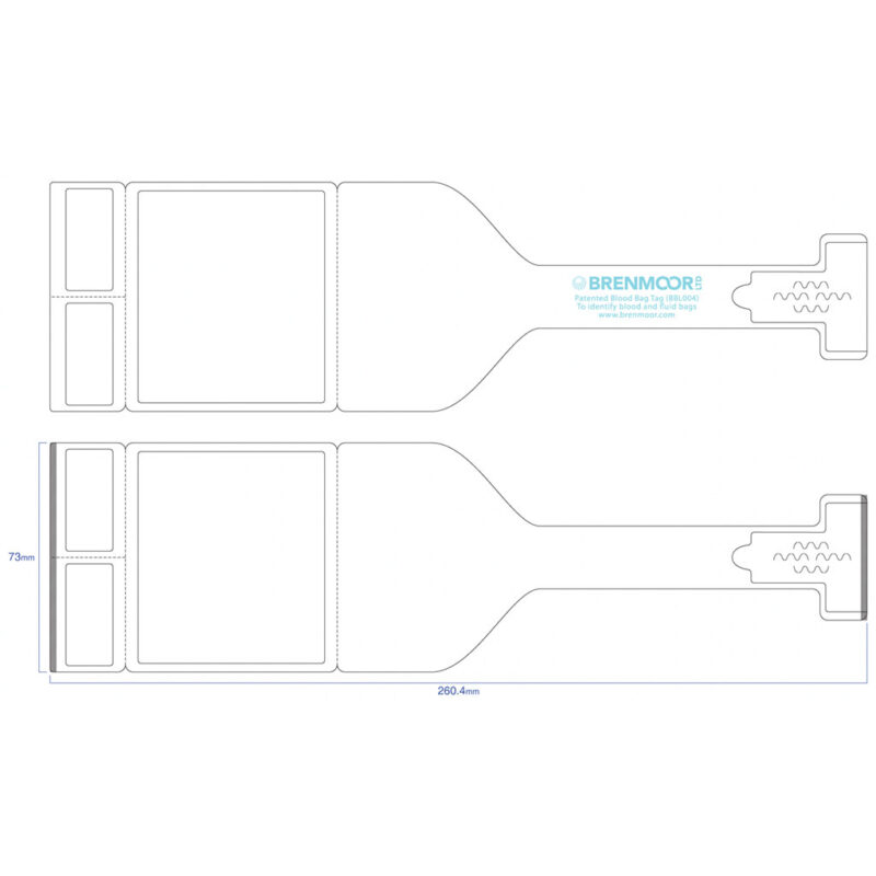 Brenmoor BLOOD BAG TAG LABEL Specifications